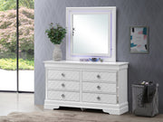 Glory Furniture Verona Sleek Silver Champagne Modern Dresser