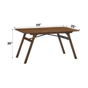 Acme Furniture Kaela Walnut Dining Table