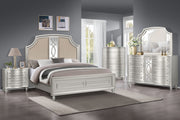 New Classic Furniture Reflections Silver Nightstand