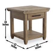 Steve Silver Riverdale Driftwood End Table
