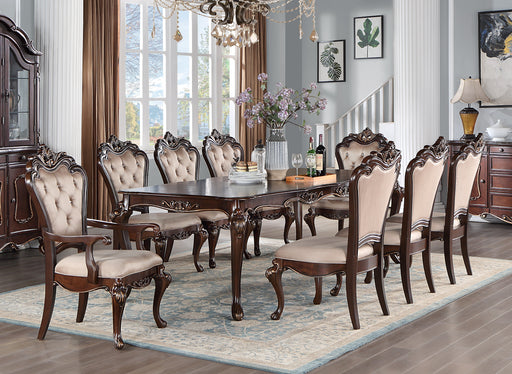 New Classic Furniture Constantine Cherry 9pc Dining Room Set