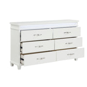 Home Elegance Kidman White Dresser