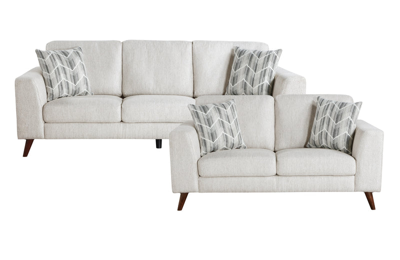 Home Elegance Broadway Gray 2pc Living Room Set