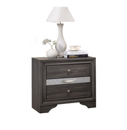 Galaxy Home Matrix Gray Wood Night Stand