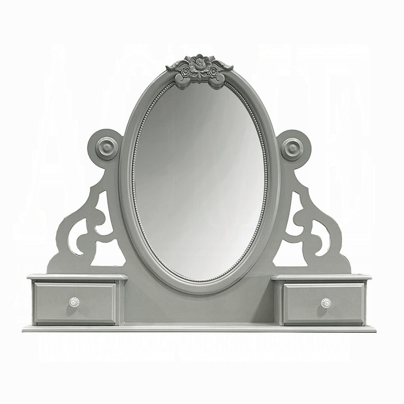 Acme Furniture Flora Gray Jewelry Mirror