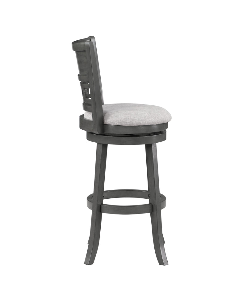 New Classic Furniture Gia Gray Swivel Counter Height Stool
