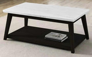 Steve Silver Vida Black White Marble Cocktail Table