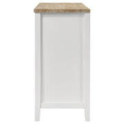 Coaster Furniture Hollis Brown White 2 Door Dining Sideboard