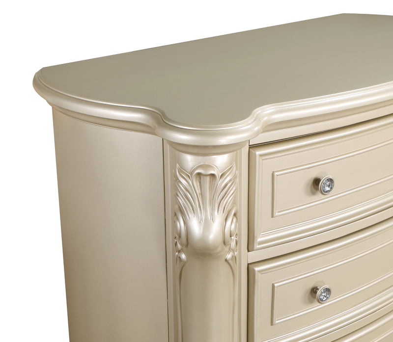 New Classic Furniture Monique Champagne Chest