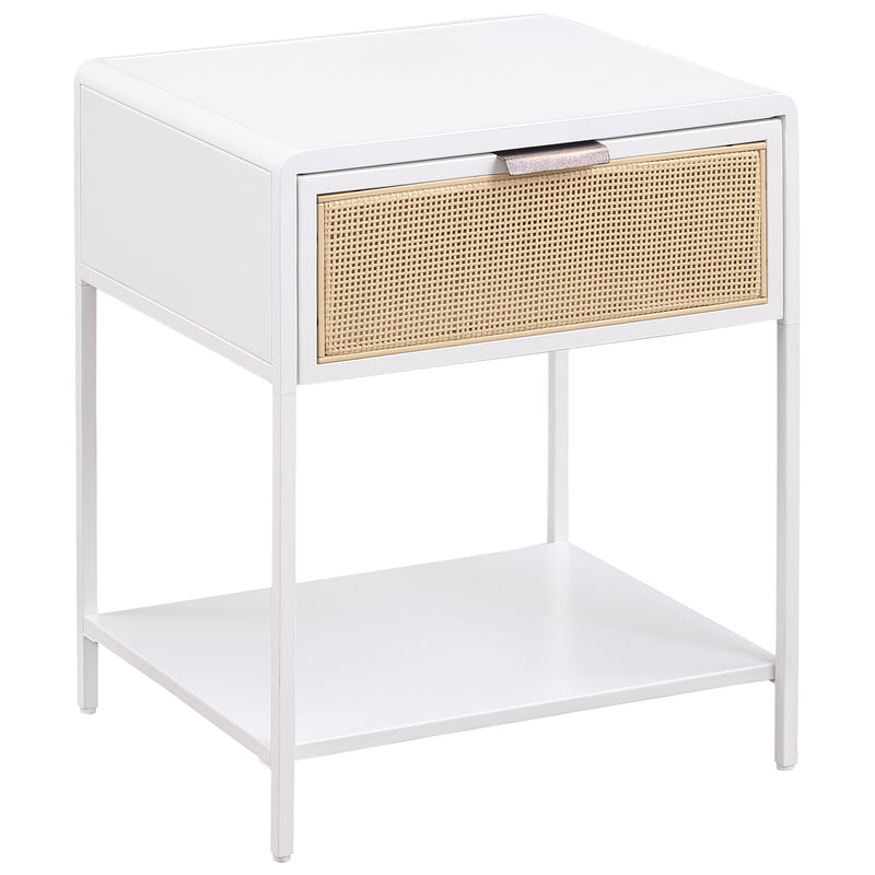 Coaster Furniture Amherst White Bedside Table