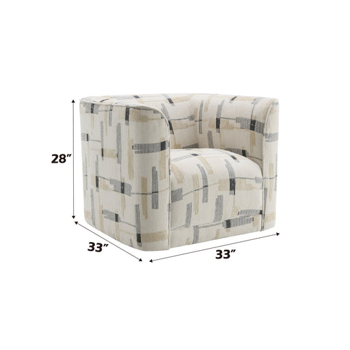 Acme Furniture Darya Beige Swivel Chair