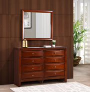 Glory Furniture Marilla Gray Dresser and Mirror