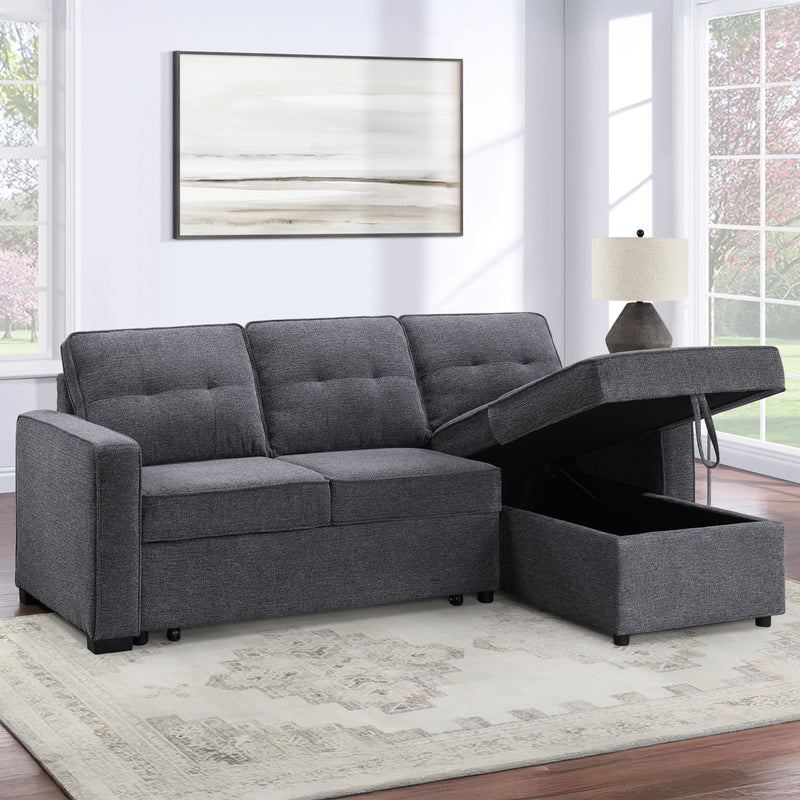 Steve Silver Noah Gray Reversible Sectional