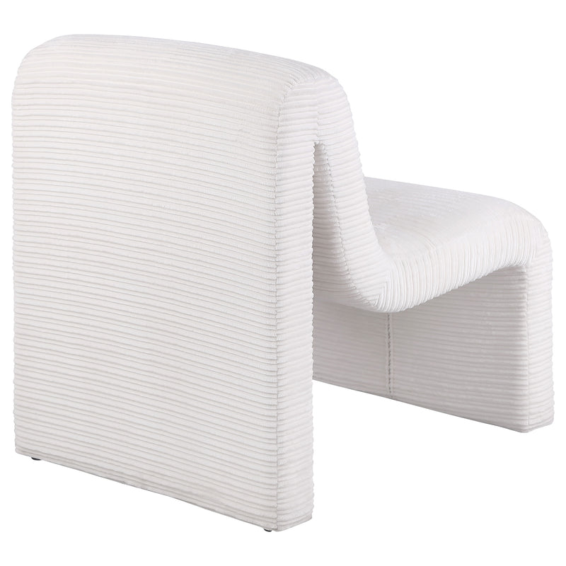 Coaster Furniture Drayton Ivory White Armless Accent Chair