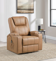 Coaster Furniture Armstrong Black Power Lift Massage Recliner