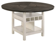 Crown Mark Conner Chalk Grey Counter Height Table