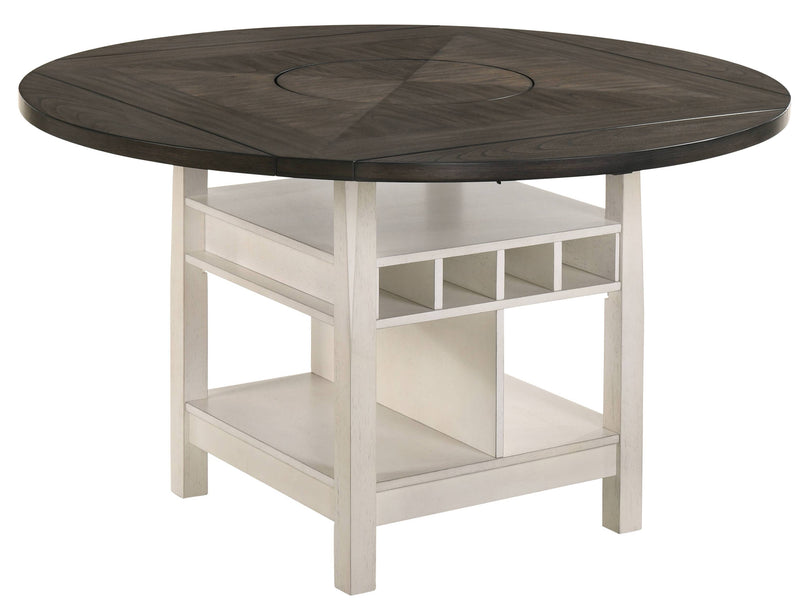 Crown Mark Conner Chalk Grey Counter Height Table