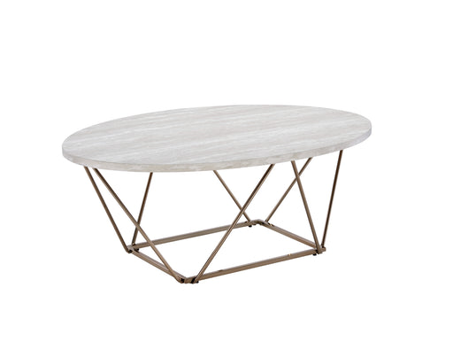 Steve Silver Rowyn Gray Faux Marble Top Cocktail