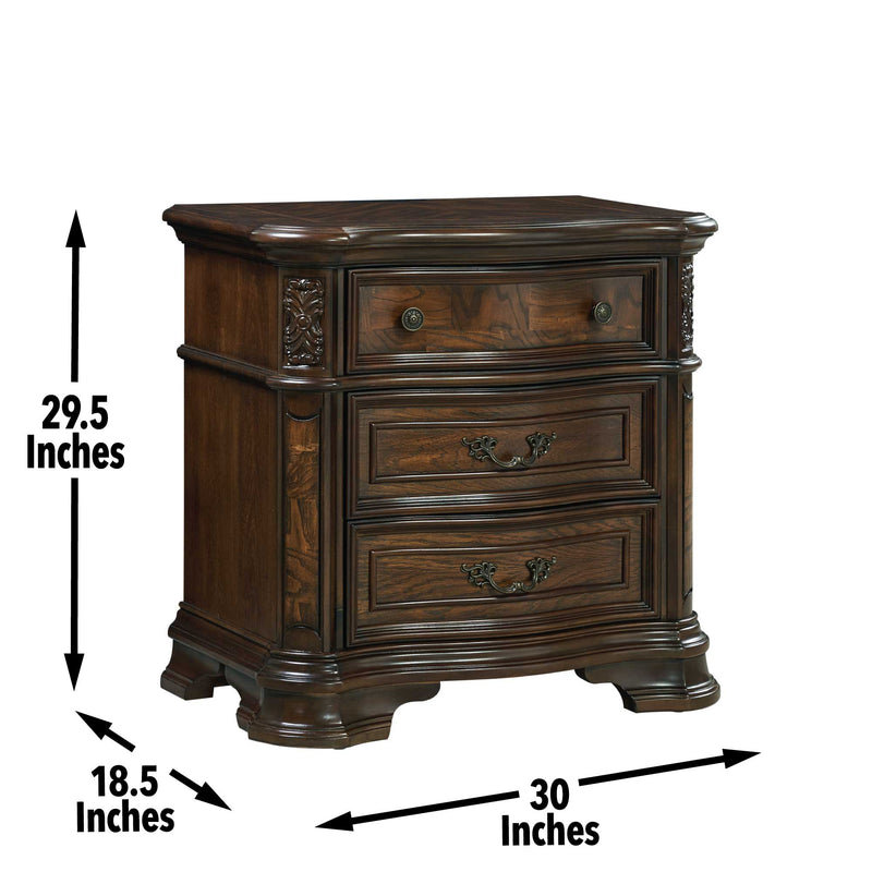 Steve Silver Royale Brown Cherry Nightstand