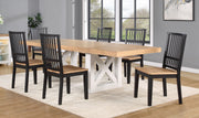 Steve Silver Magnolia Ebony 7pc Dining Set
