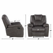 Steve Silver Katrine Brown Manual Recliner