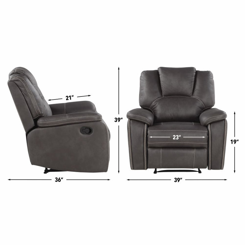 Steve Silver Katrine Brown Manual Recliner