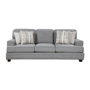 Home Elegance Bradford Gray 3pc Living Room Set