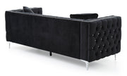 Glory Furniture Paige Ivory Velvet Sofa