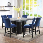 Steve Silver Camila Gray Blue 7pc Counter Height Set