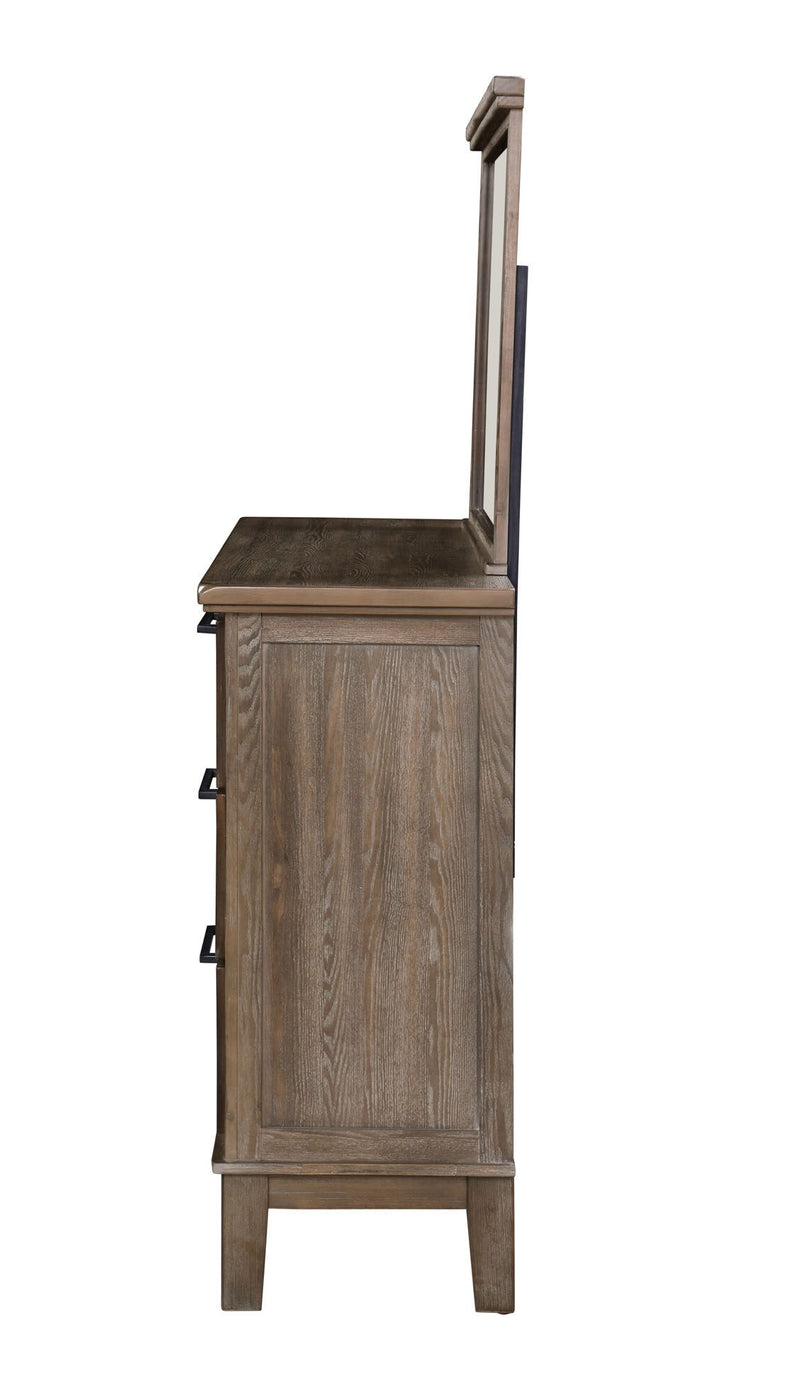 New Classic Furniture Cagney Chestnut Mirror