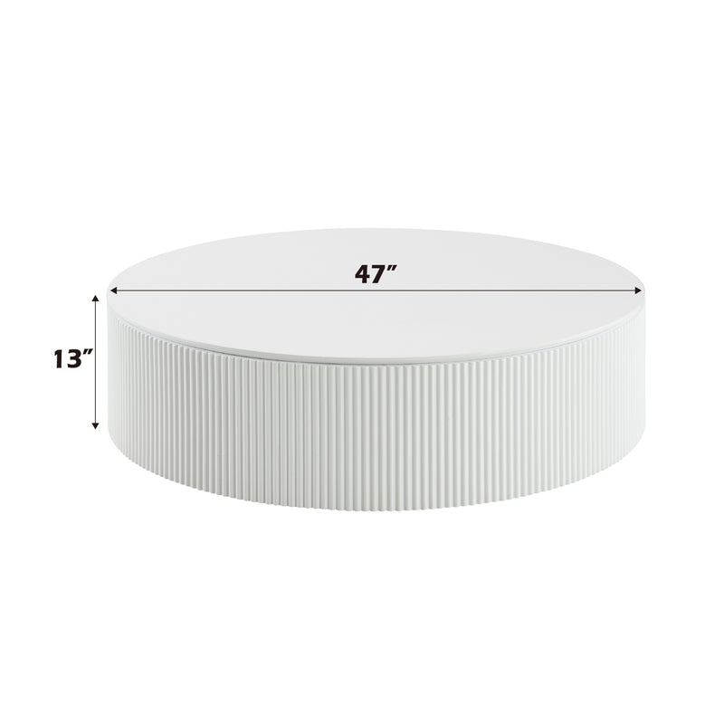 Acme Furniture Dyllan White High Gloss Coffee Table