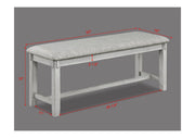 Crown Mark Clara Drift Wood Bench