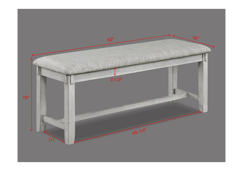 Crown Mark Clara Drift Wood Bench
