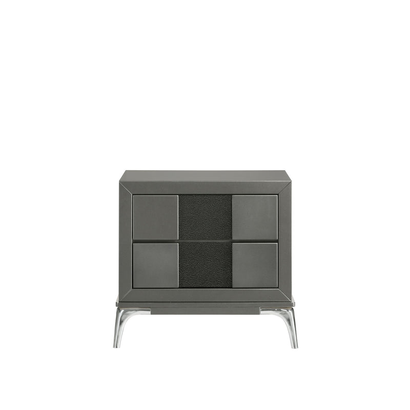 New Classic Furniture Nocturne Slate Gray Nightstand