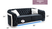 Glory Furniture Sapphire Black Sofa