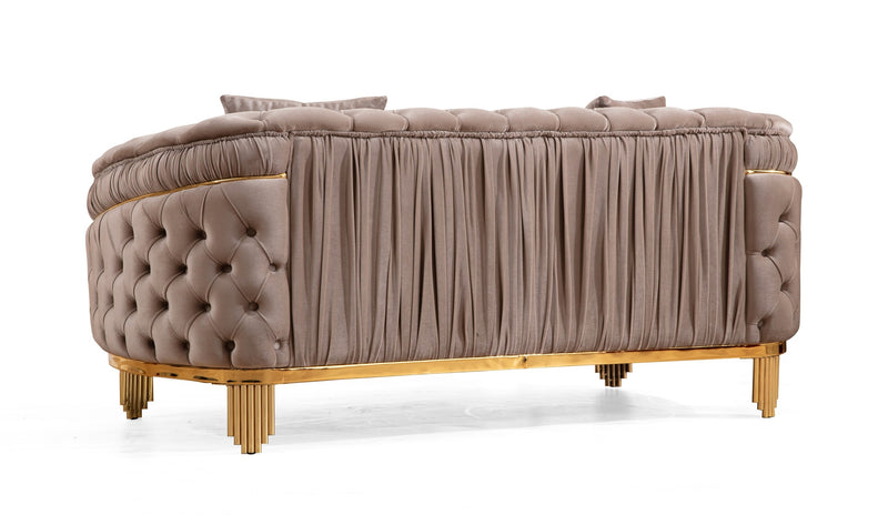Galaxy Home Vanessa Taupe Sofa