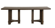 New Classic Furniture Cityscape Walnut Rectangle Dining Table