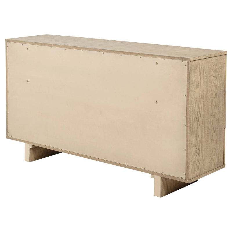 Coaster Furniture Kailani Beige Oak 9 Drawer Dresser