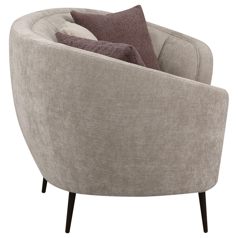 Coaster Furniture Ellorie Beige Curved Sofa