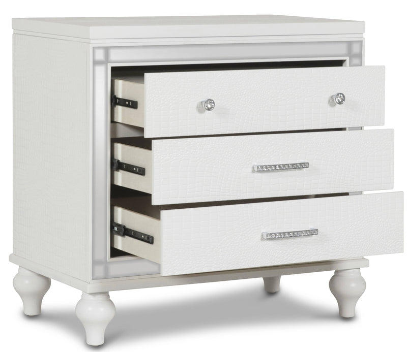 New Classic Furniture Valentino Black Nightstand