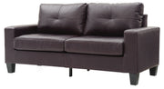 Glory Furniture Newbury Dark Brown Faux Leather Modular Sofa
