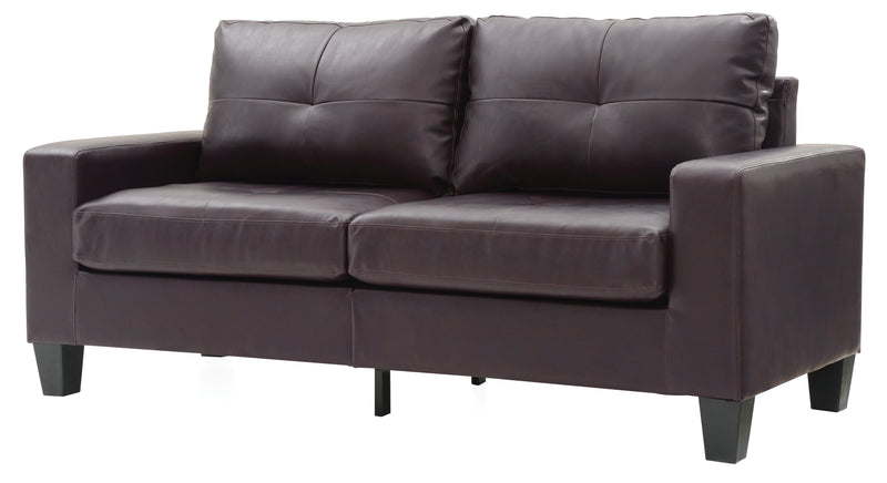 Glory Furniture Newbury Dark Brown Faux Leather Modular Sofa
