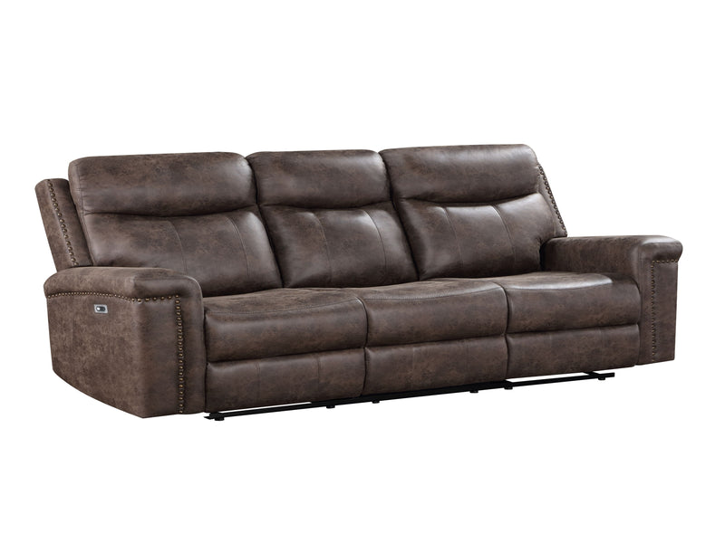 New Classic Furniture Quade Mocha Power Sofa