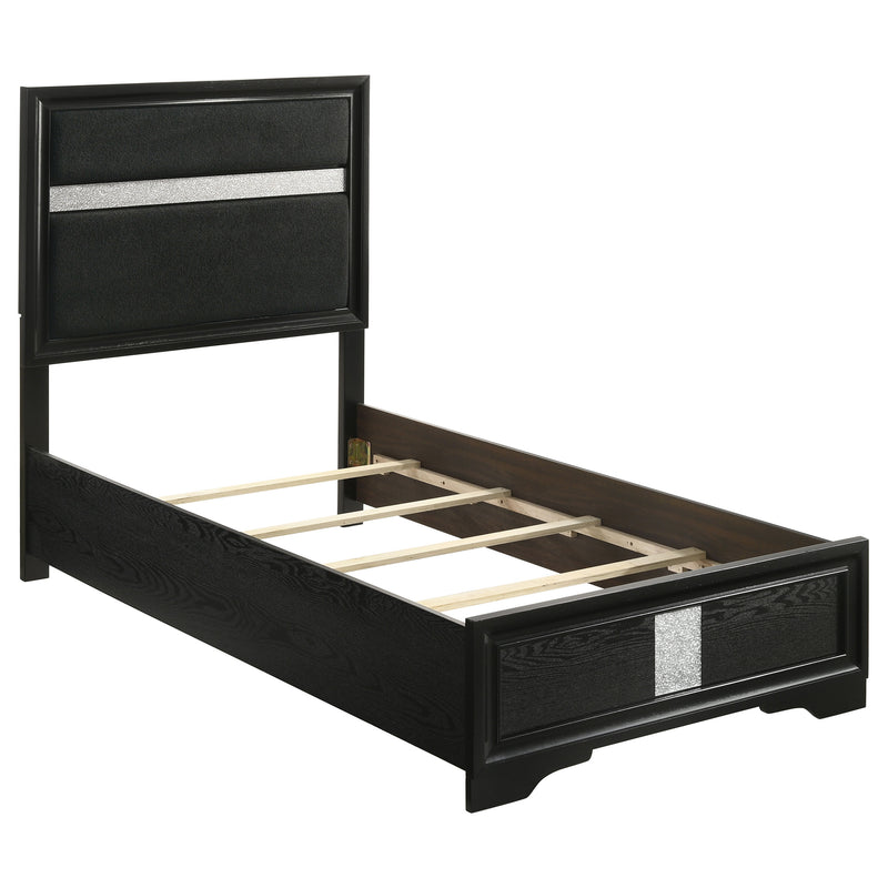 Coaster Furniture Miranda Black Twin Panel Bed