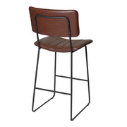Steve Silver Tribeca Brown Barstool