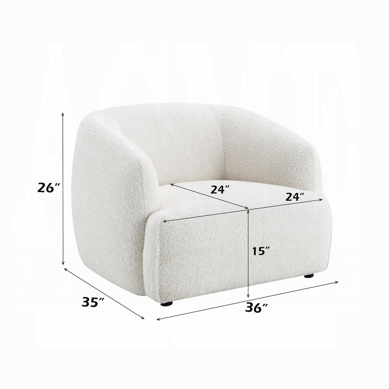 Acme Furniture Lucifer White Chair