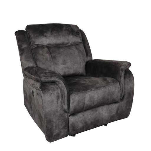 New Classic Furniture Park City Slate Gray Power Glider Recliner