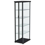 Coaster Furniture Aero Black LED Display Curio Cabinet