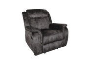 New Classic Furniture Park City Slate Gray Glider Recliner