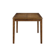 New Classic Furniture Gia Brown PU 60 Inch 5pc Dining Set